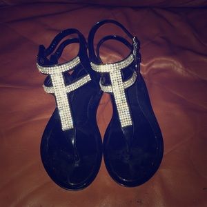 Egyptian Style Rhinestone Jelly style Sandals